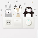 Adesivo de Interruptor Conjunto com 6pçs