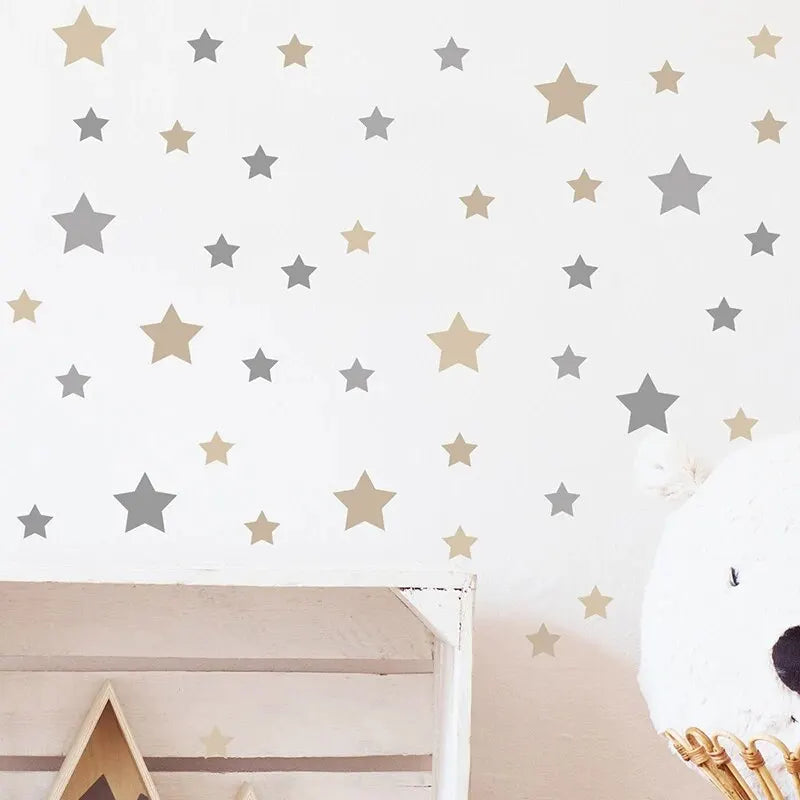 Adesivo de Parede Estrelas - 86pçs