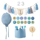 Kit Comemorativo com 5 Itens - Azul