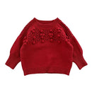 Conjunto em Tricot Suéter e Calcinha com Babado - 2pçs