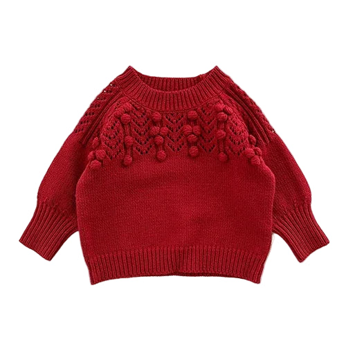 Conjunto em Tricot Suéter e Calcinha com Babado - 2pçs