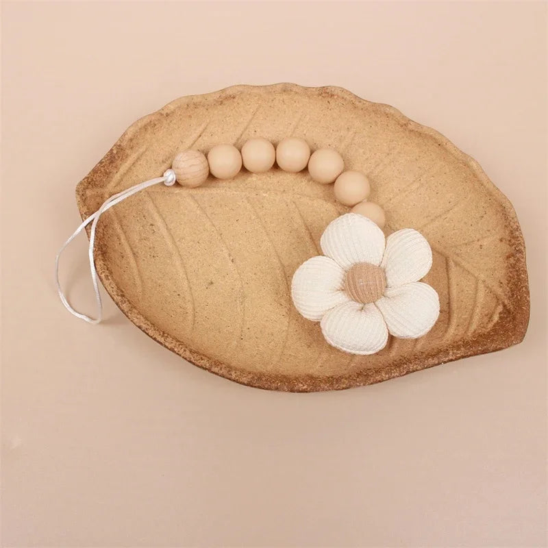Prendedor de Chupeta Flor