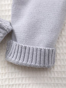 Macacão Manga Longa em Tricot