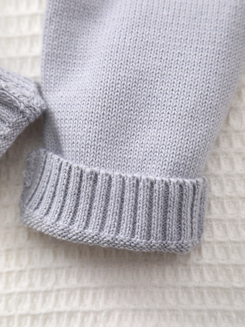 Macacão Manga Longa em Tricot