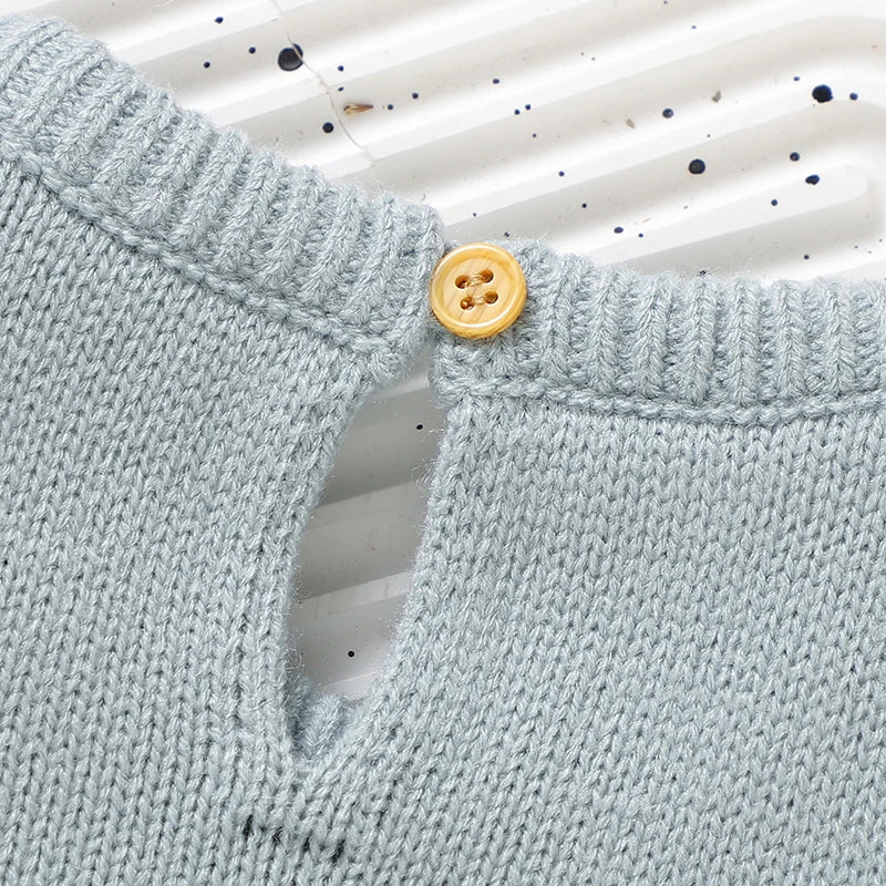 Macacão Longo sem Manga em Tricot