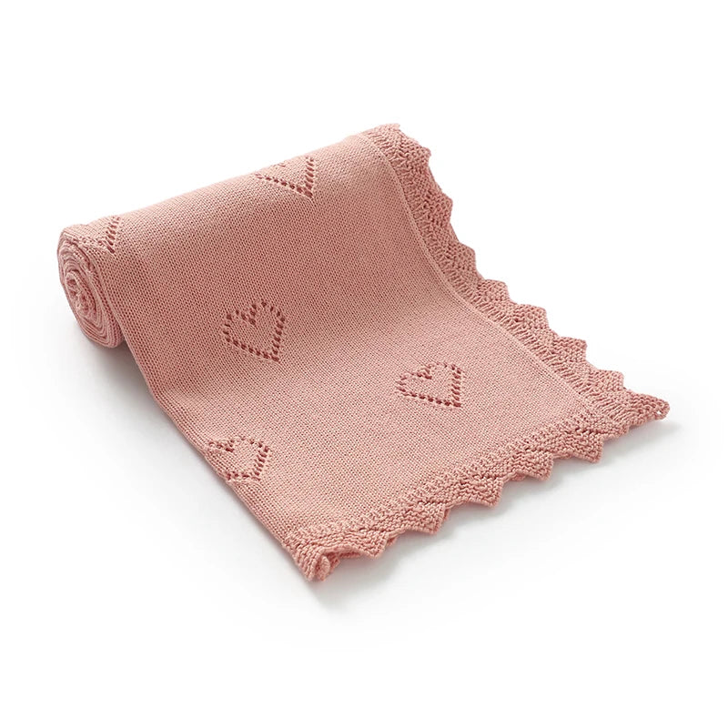 Manta em Tricot Tamanho: 90X70 cm