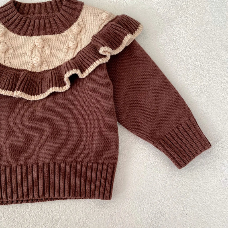 Casaco Pulôver Moderno em Tricot