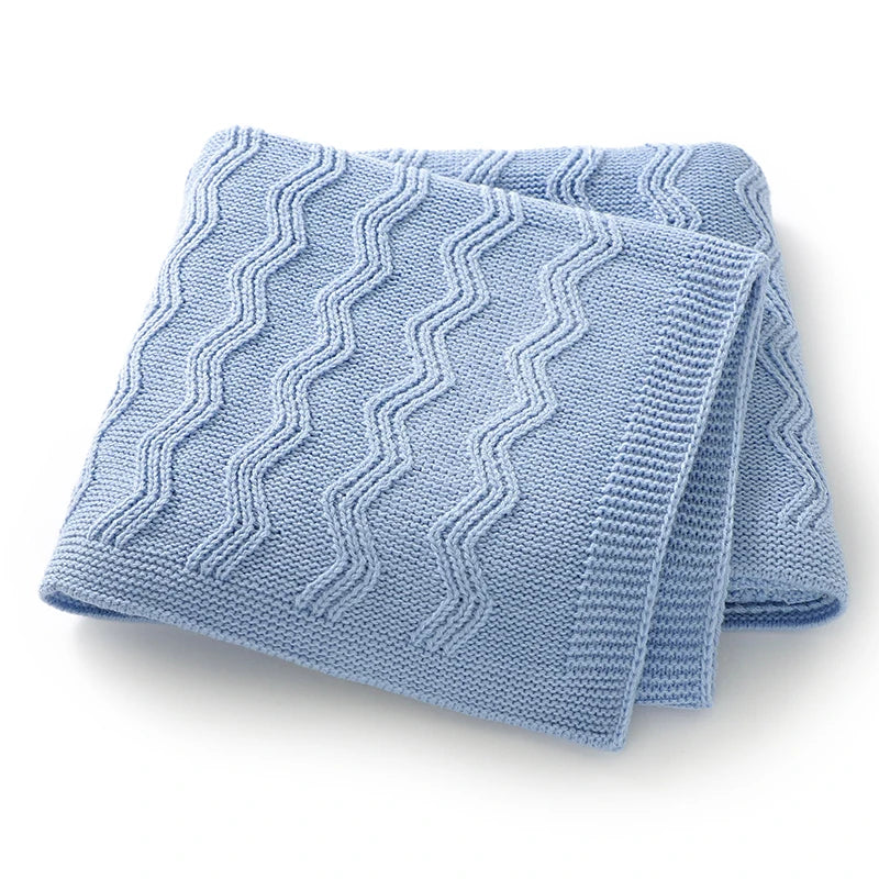 Manta em Tricot Tamanho: 100X80 cm