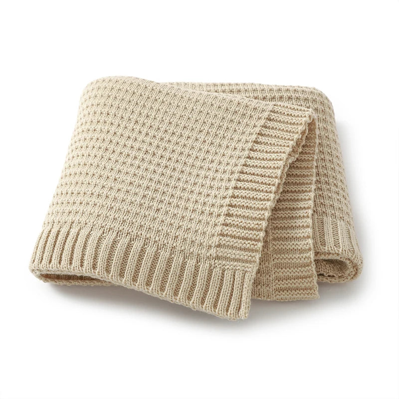 Manta em Tricot Tamanho: 90X70 cm