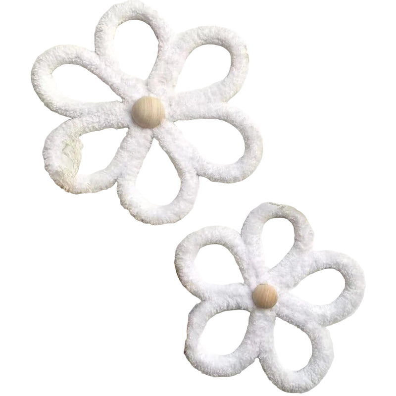 Decoração de Parede com Flores de Margarida Boêmias- 2pçs