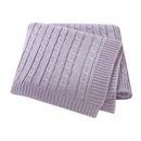 Manta em Tricot Tamanho: 100X80 cm