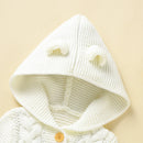 Macacão com Capuz em Tricot