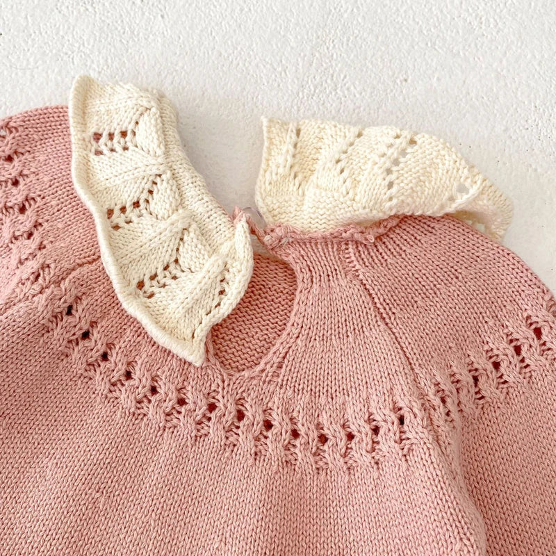 Vestido Manga Longa em Tricot