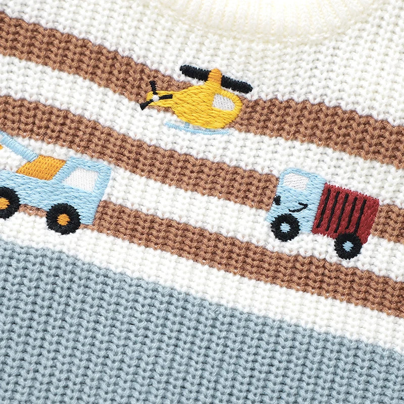 Casaco Suéter em Tricot