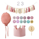 Kit Comemorativo com 5 Itens - Rosa