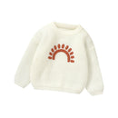 Casaco Suéter Manga Longa em Tricot