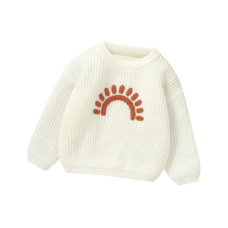 Casaco Suéter Manga Longa em Tricot