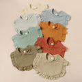 Conjunto com 8 Babadores de Algodão