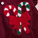 Romper em Veludo Cotelê + Faixa de Cabeça