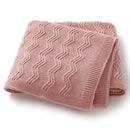 Manta em Tricot Tamanho: 100X80 cm