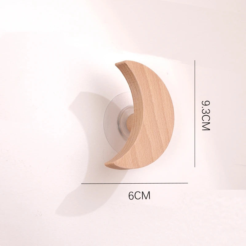 Gancho de Madeira com Formato de Animal