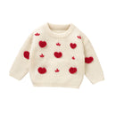 Casaco Suéter Manga Longa em Tricot