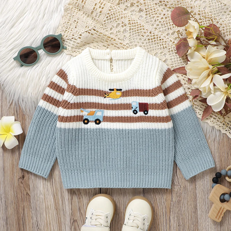 Casaco Suéter em Tricot