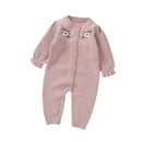 Macacão Manga Longa em Tricot -