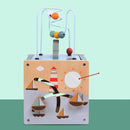 Cubo de Atividades em Madeira 5 em 1