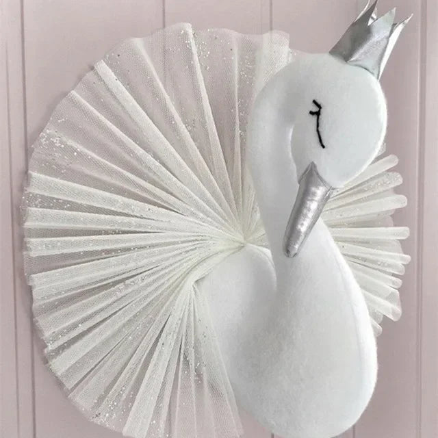 Decoração de Parede Cisne e Pato Nórdico para Quarto Infantil