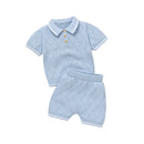 Conjunto Camisa e Shorts em Tricot - 2pçs