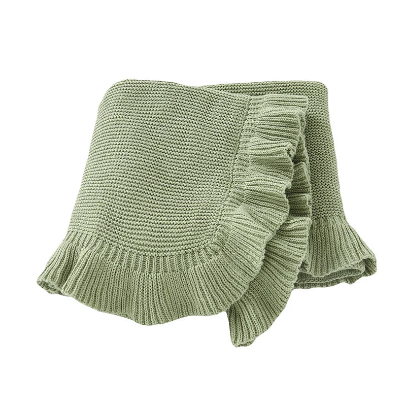 Manta em Tricot Tamanho: 100X80 cm