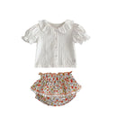 Conjunto Blusa e Shorts Floral