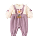 Macacão Floral em Algodão e Viscose