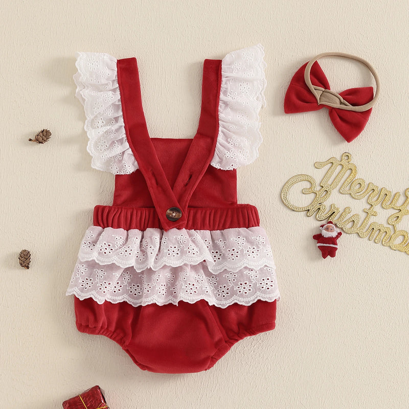 Conjunto Macacão Triângulo e Faixa de Cabeça - 2pçs