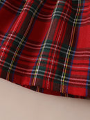 Vestido Xadrez com Babados