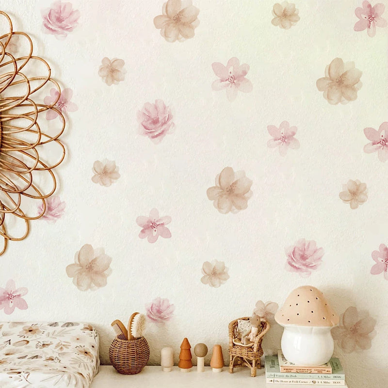 Adesivos de Parede Florais Boho