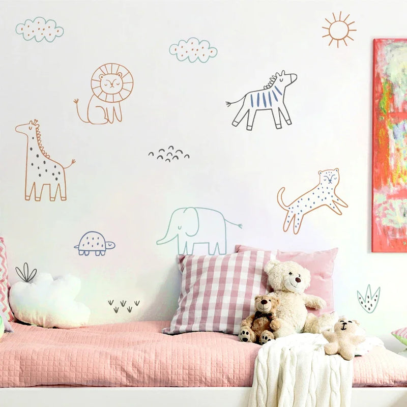 Adesivos de Parede em Estilo Boho