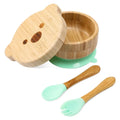 Conjunto de Louça Infantil em Bambu - 4pçs