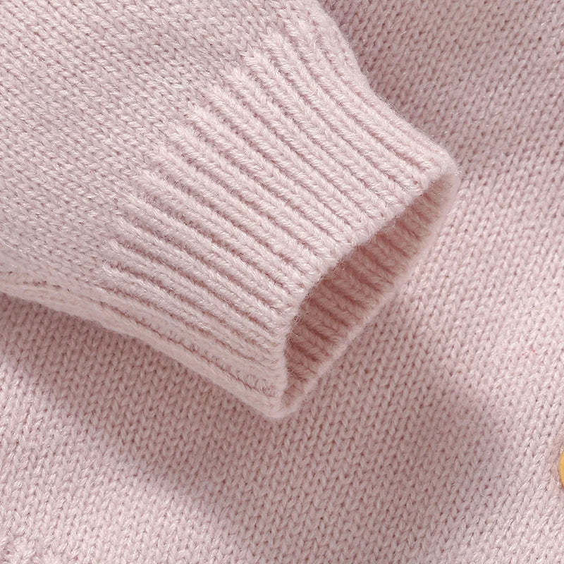 Casaco Cardigan Manga Longa em Tricot