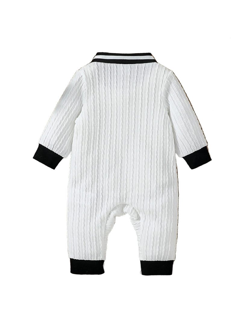 Macacão Manga Longa em Tricot