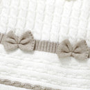 Conjunto Macacão Manga Longa e Chapéu em Tricot - 2pçs