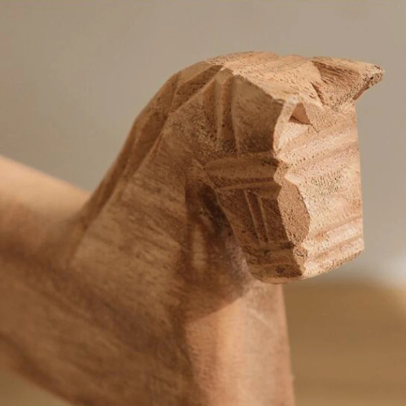 Cavalo de Balanço de Madeira