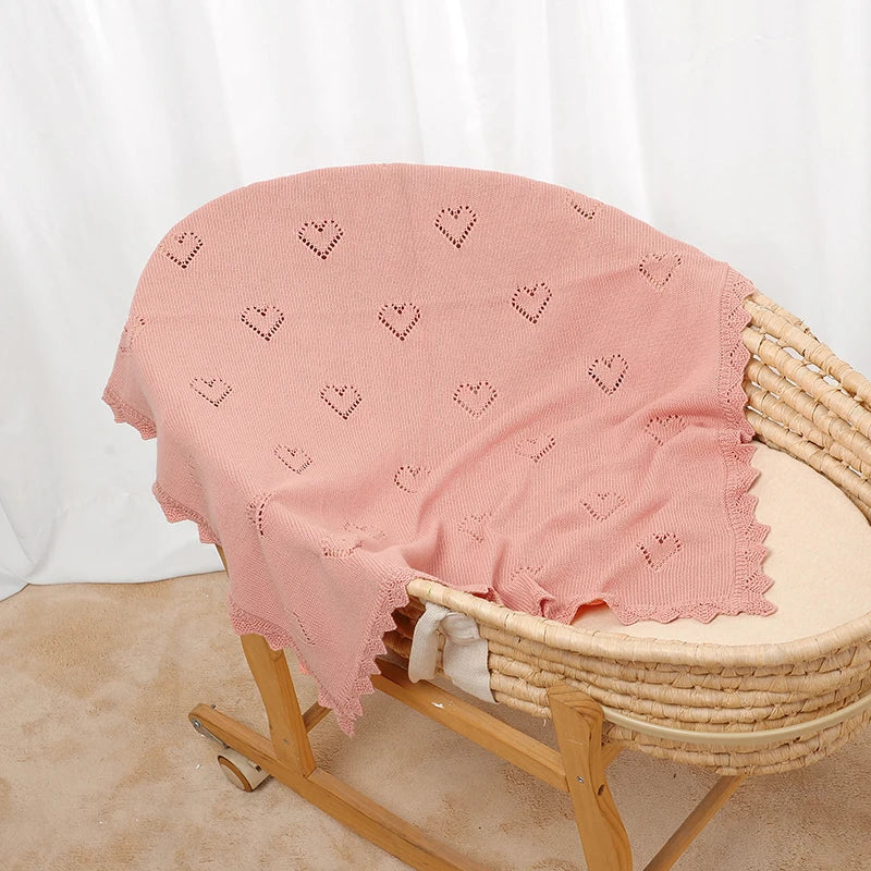 Manta em Tricot Tamanho: 90X70 cm