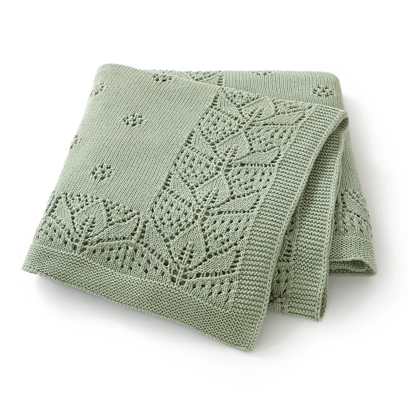 Manta em Tricot Tamanho: 100X80 cm