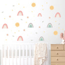 Adesivos de Parede Arco-Íris Boho