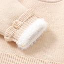 Casaco Suéter Manga Longa em Tricot