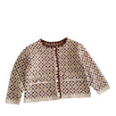 Casaco Cardigan em Tricot Vintage