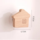 Gancho de Madeira com Formato de Animal