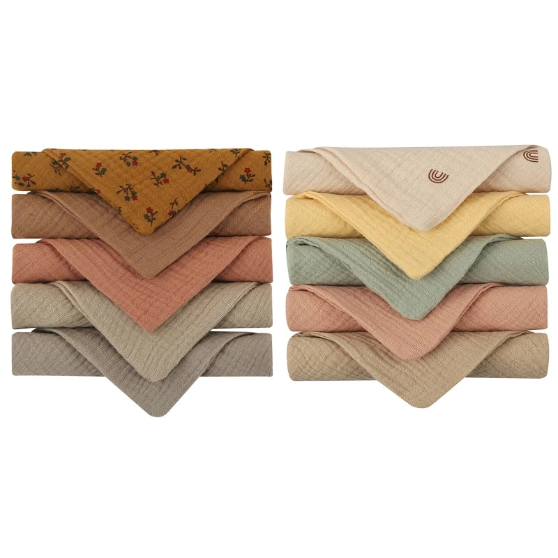 Conjunto com 10 Toalhas Pequenas Multifunção